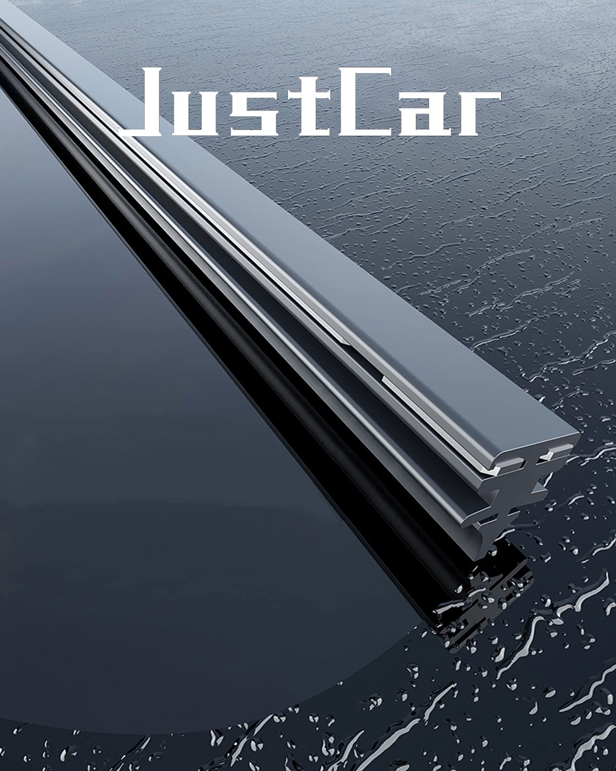 JustCar three blades displayed 16/16/10 for correct fit sizes
