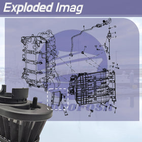 JUSTSWAGDDEEFF ETTE installed on a Mercruiser engine demonstrating correct fit