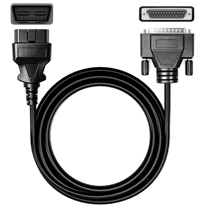 JUTA main cable front view showing full length and connectors, durable replacement