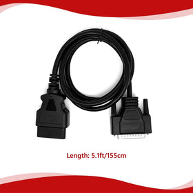 JUTA OBD2 16‑pin end detail showing correct pin layout for vehicle connection