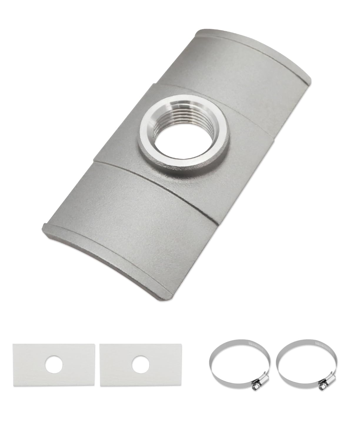 JUWEVAZU polished clamp surface showing easy cleaning and durability benefit