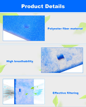 JUWEVAZU filter center square hole detail for easy alignment and fit