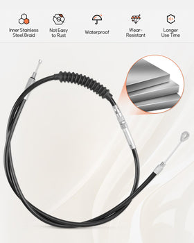 JUWEVAZU cable length comparison with ruler showing 62.9 inches for fit verification