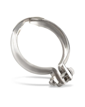 JUWEVAZU front view of clamp showing shape and corrosion resistance benefit