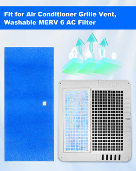 JUWEVAZU filter installed in Coleman Mach grille demonstrating simple replacement