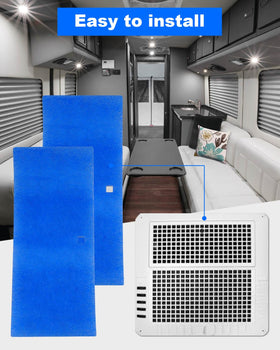 JUWEVAZU filter in RV interior illustrating cleaner air and comfort
