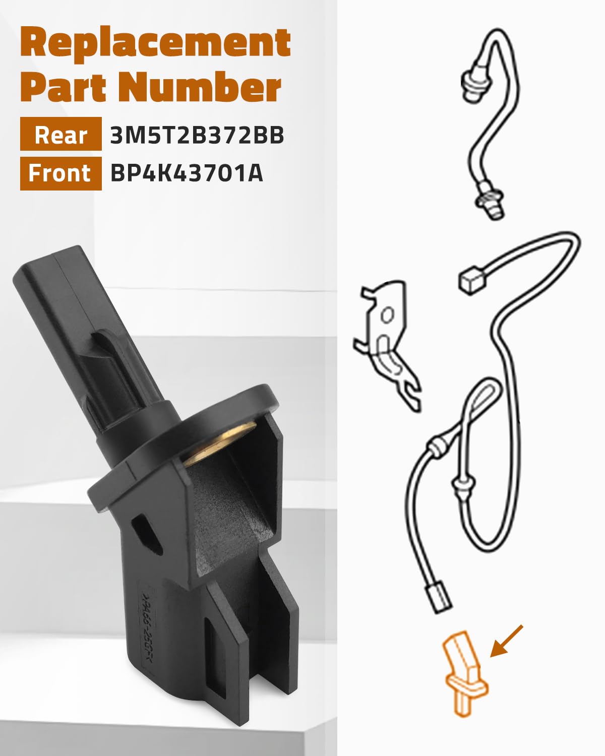 JUWEVAZU sensor mounting tab detail showing robust construction