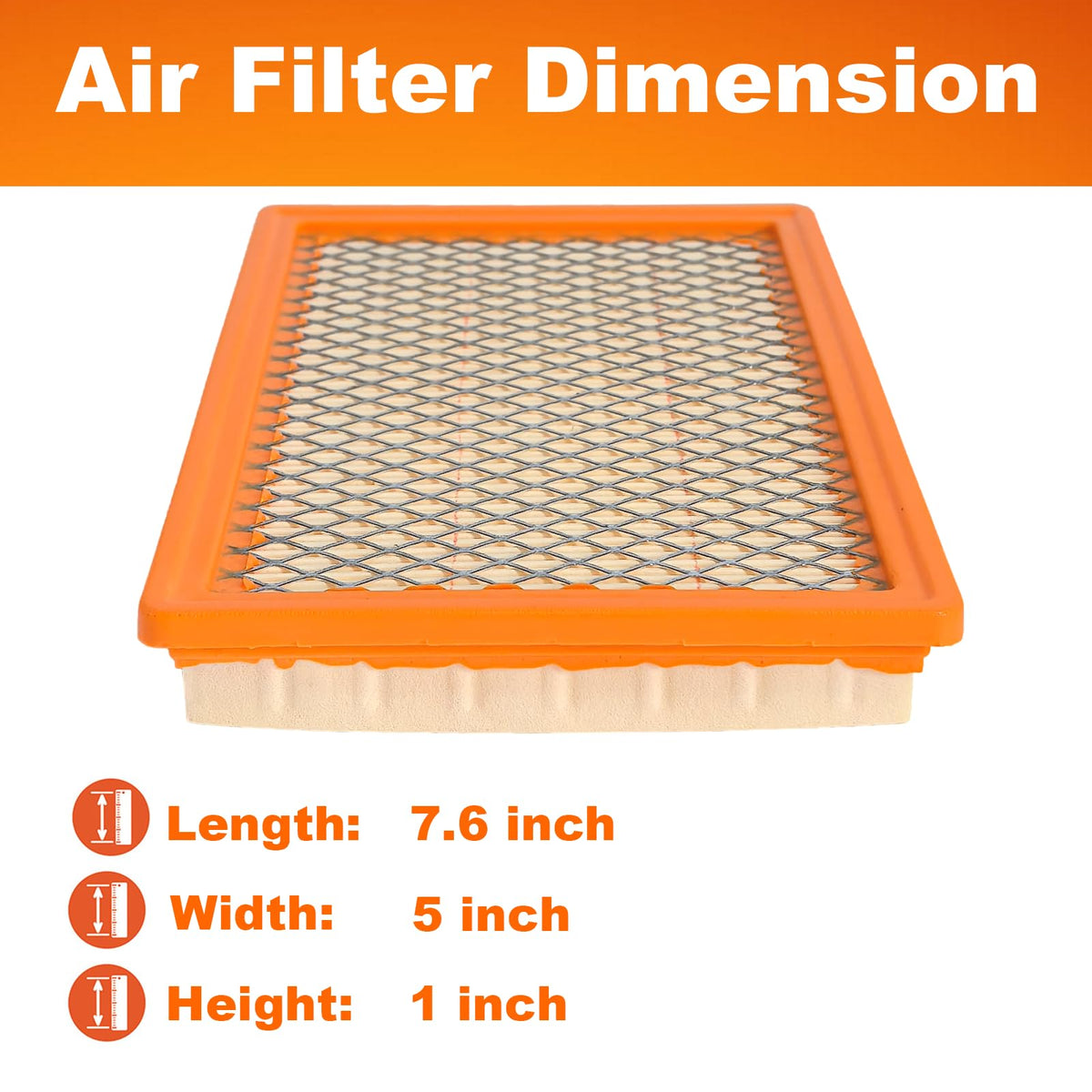 Jvfnxpm close up of air filter media and frame demonstrating clean airflow protection