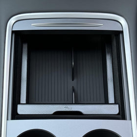 JVMA size comparison with smartphone illustrating compact organized capacity
