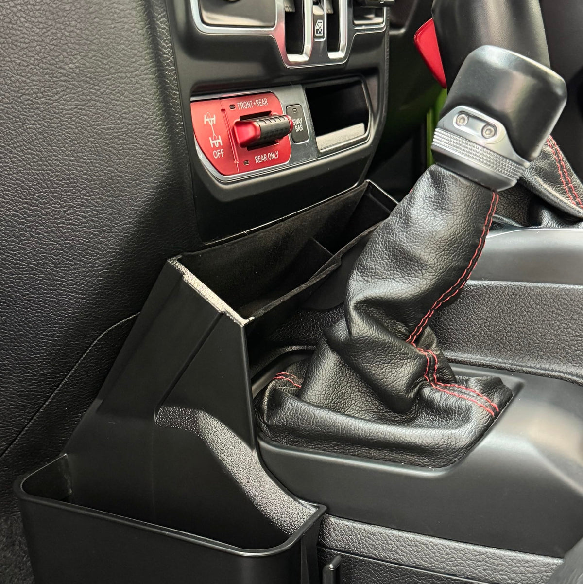 JVMA top-down view showing open compartments and cushioned liners for protection