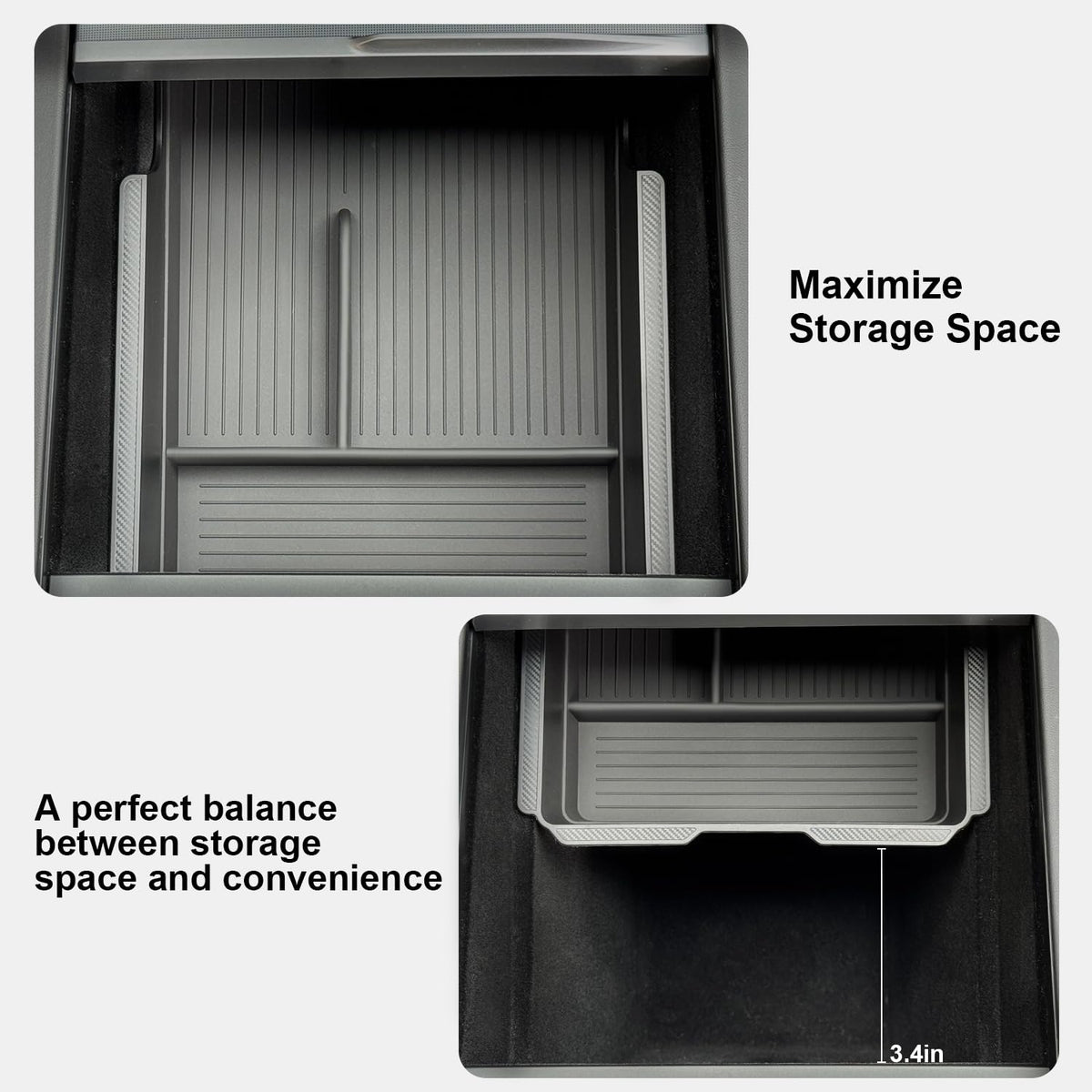 JVMA dedicated glasses and pen bays keeping eyewear secure and accessible