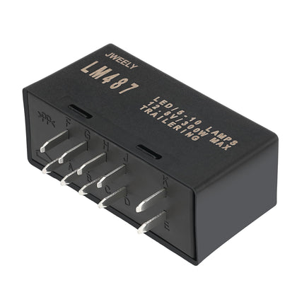 JWEELY LM487 front view showing pins and plug benefit easy replacement