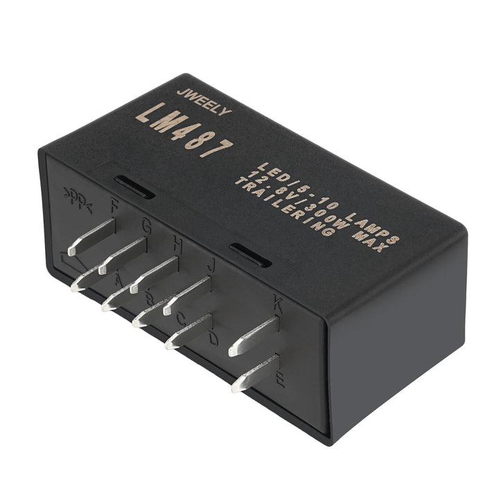 JWEELY LM487 front view showing pins and plug benefit easy replacement