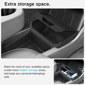 JWSIROU open compartments top view showing organized storage benefit