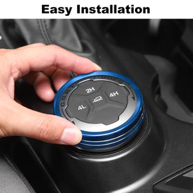 JWWY installed over headlight knob showing improved grip and style