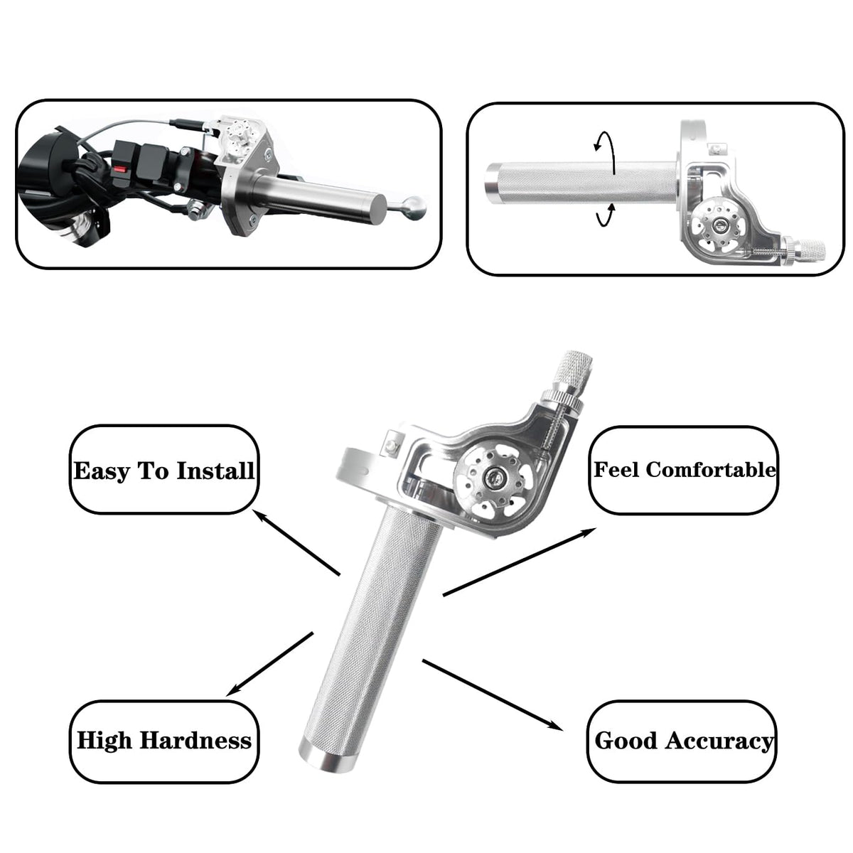 JXPANG M10 adjuster screws and hardware ready for quick installation
