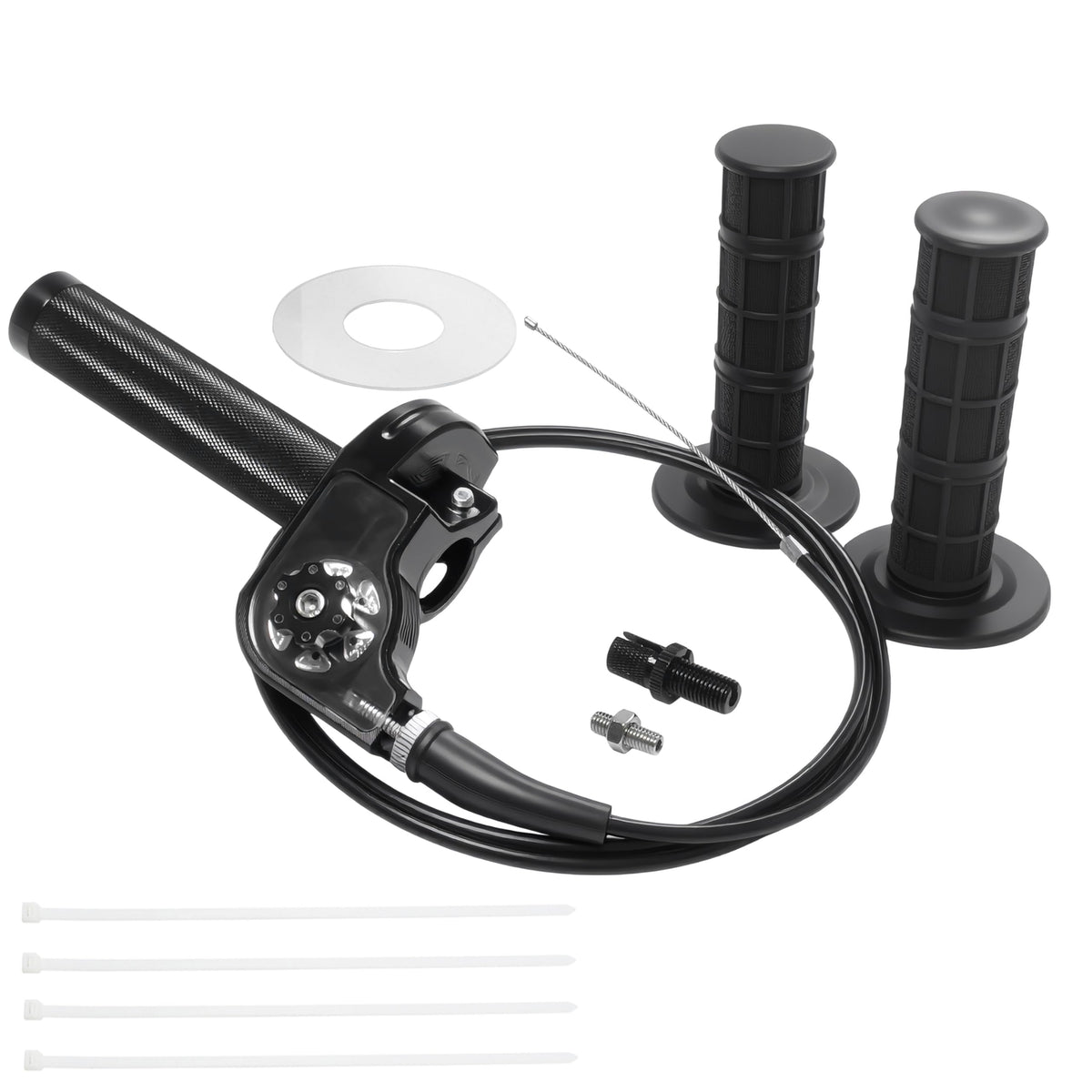 JXPANG front assembly black showing durable aluminum housing and clean finish