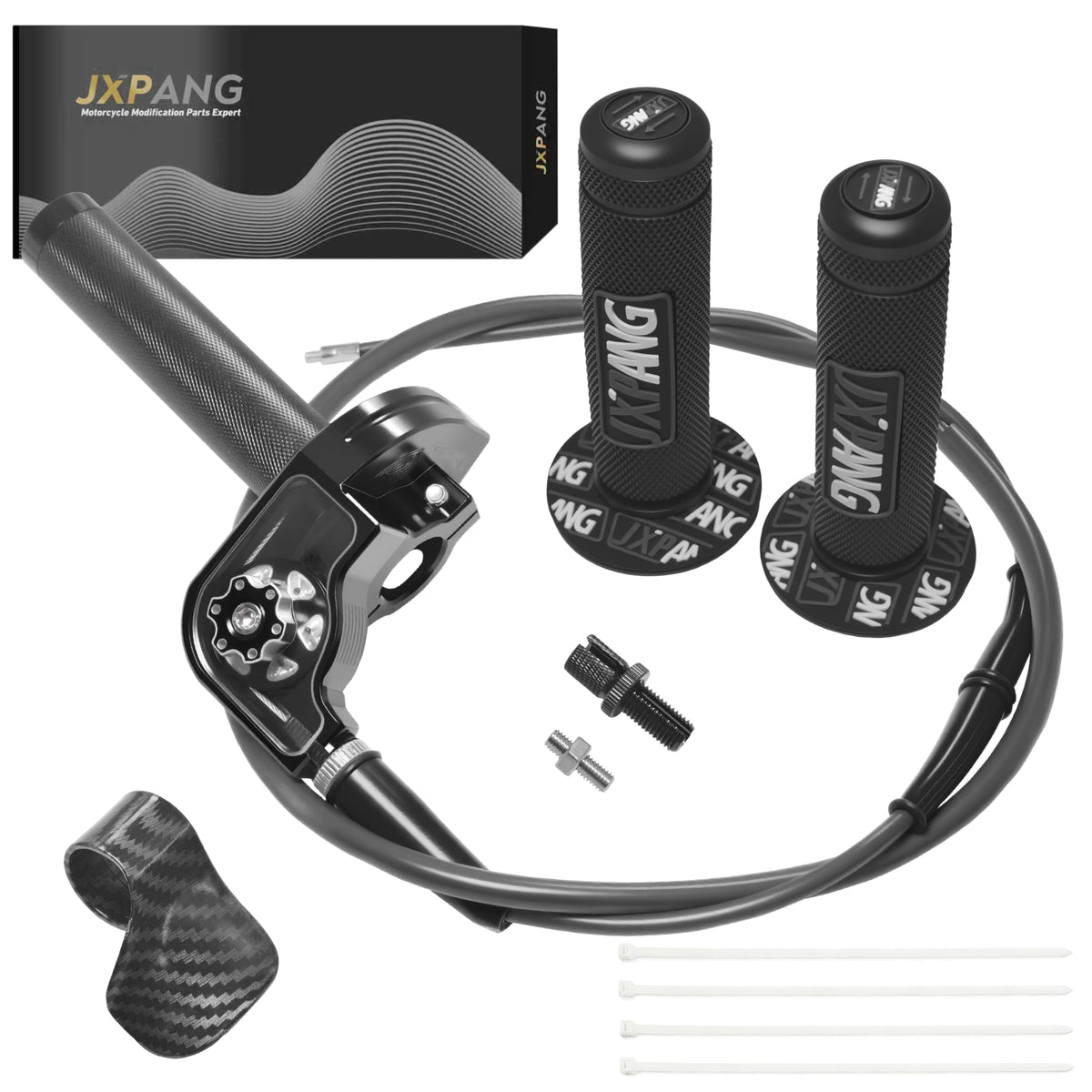 JXPANG front assembly showing full kit components for quick installation