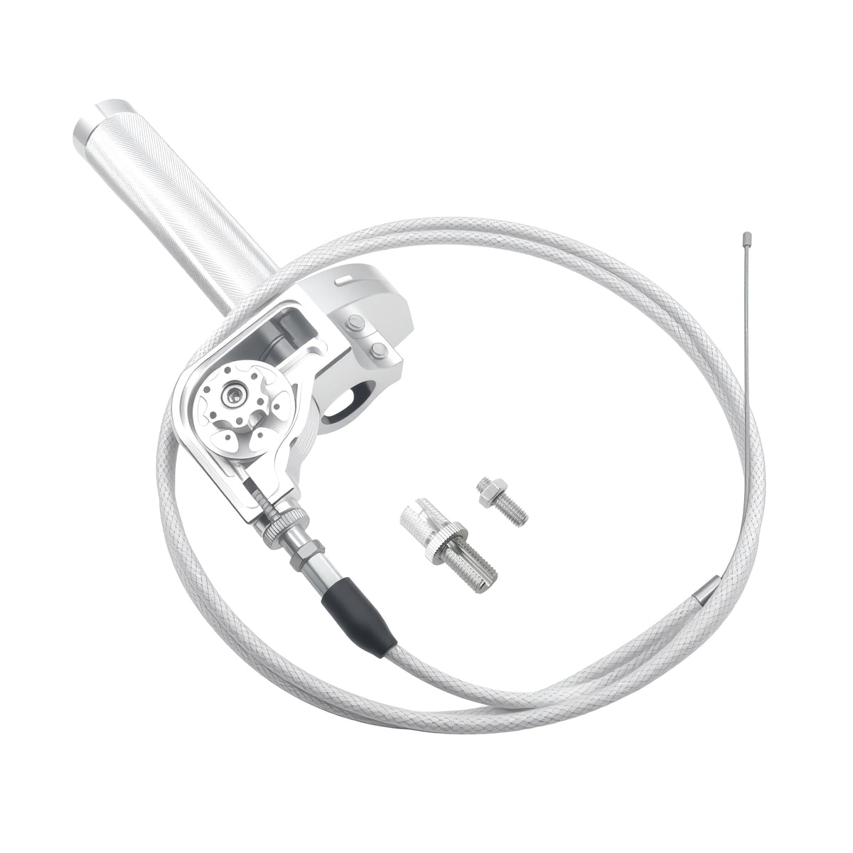 JXPANG silver front assembly showing clean profile and improved control