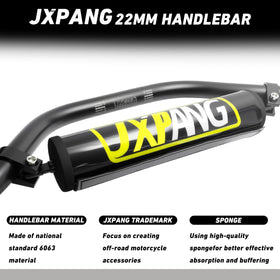 JXPANG crossbar with foam pad highlighting impact protection and comfort benefit