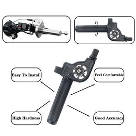 JXPANG installed on a dirt bike bar demonstrating improved throttle feel while riding