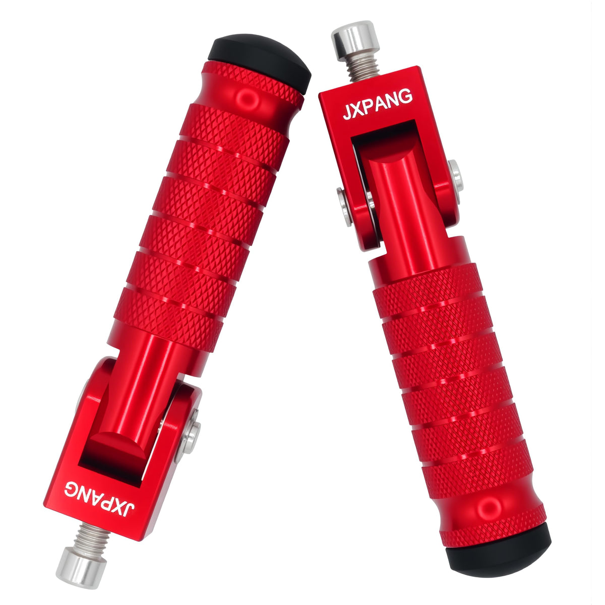 JXPANG foot peg in lifestyle shot showing enhanced bike appearance