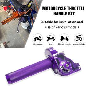 JXPANG throttle mounted on a dirt bike demonstrating upgraded looks and control