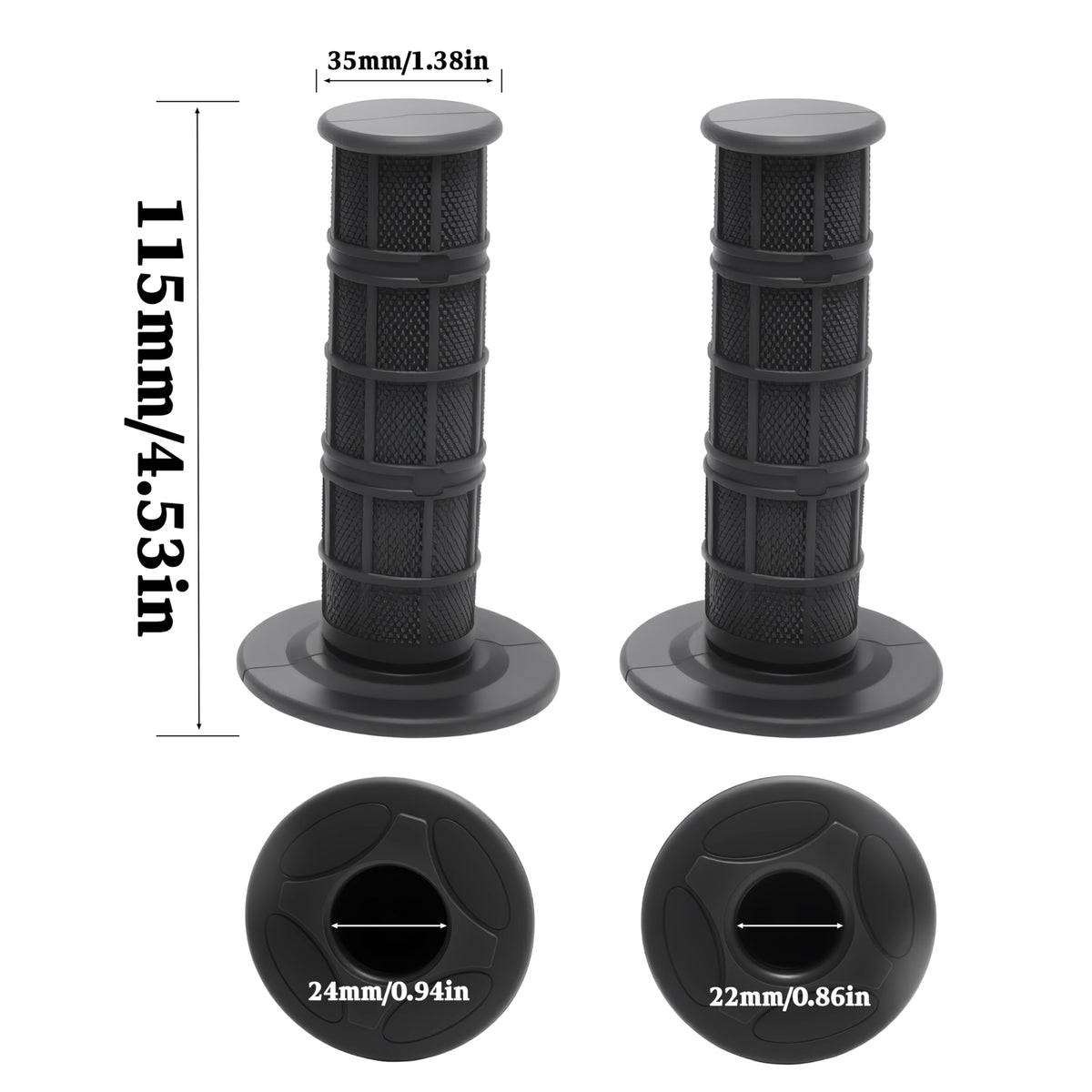 JXPANG packaged kit with grips cable ties and hardware for easy installation