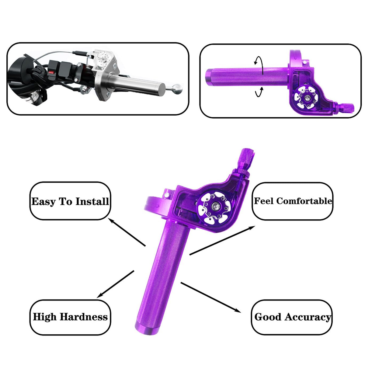 JXPANG M10 adjuster and included hardware showing ready-to-install convenience