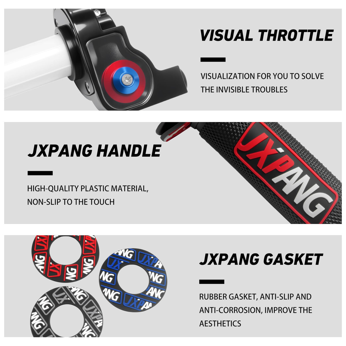 JXPANG transparent cable box close-up revealing cable movement for easy checks