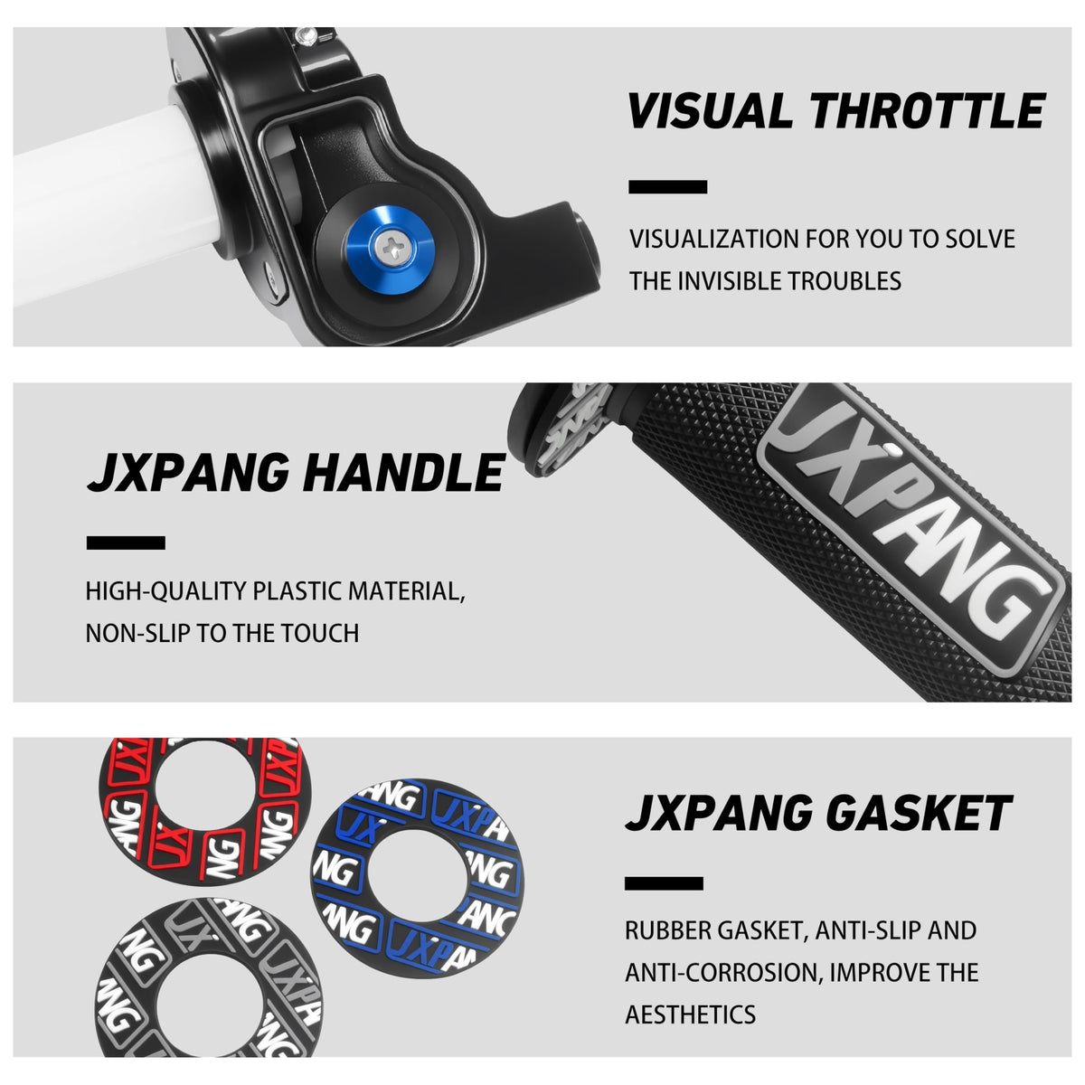JXPANG transparent cable box close-up for quick visual cable checks