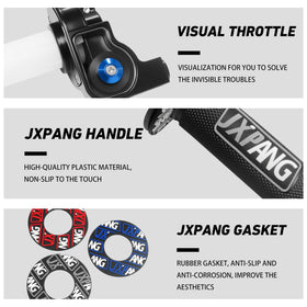 JXPANG transparent cable box close-up for quick visual cable checks
