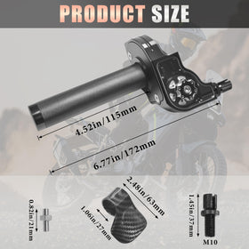 JXPANG wrist-assist device mounted on handlebar for smoother throttle control
