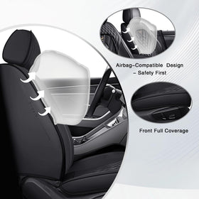 JXTH close-up faux leather texture showing durability and easy cleaning
