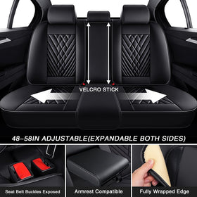 JXTH lifestyle shot inside a Camry showing stylish protection and comfort