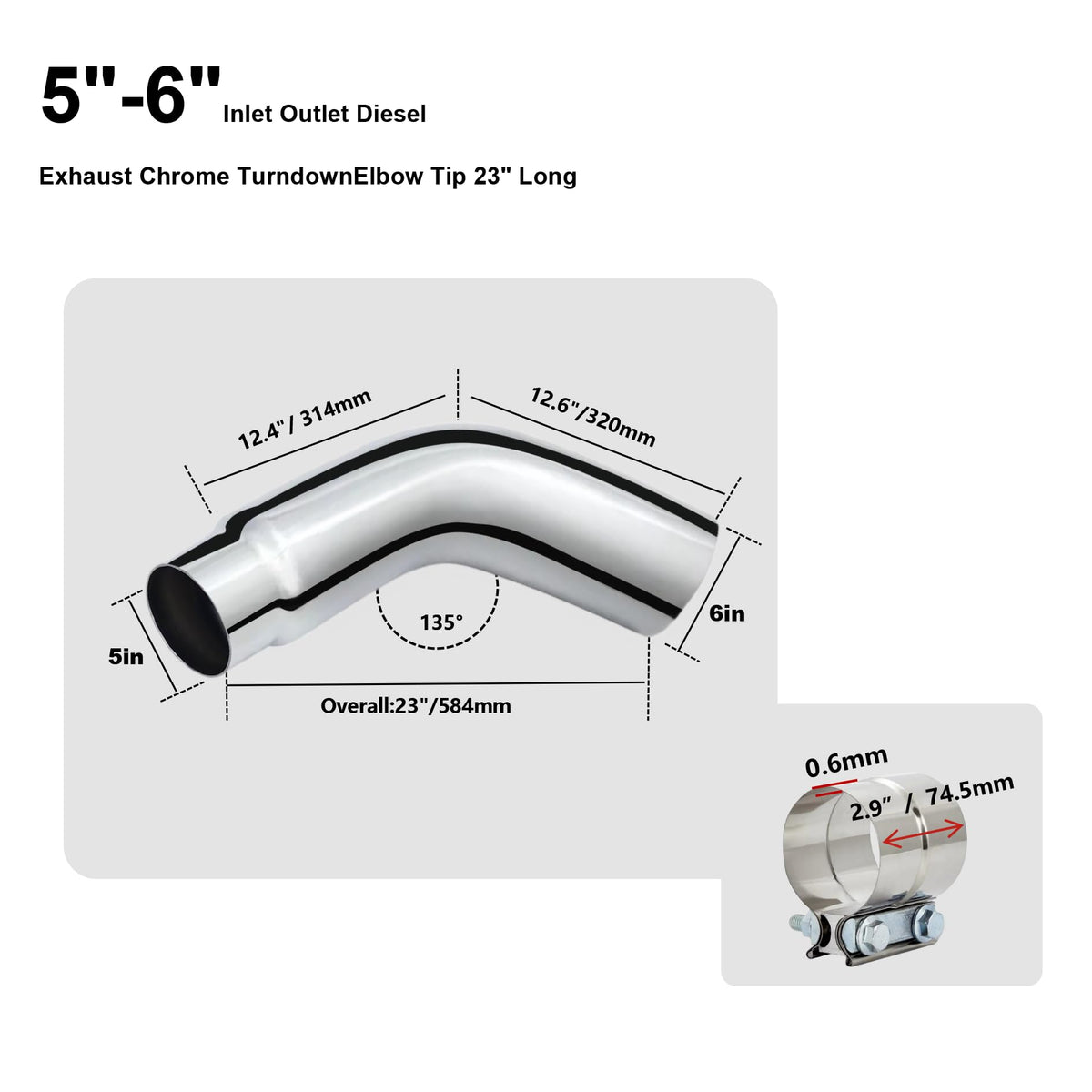 JXZHONG LIANG black powder-coated elbow detail showing durable heat-resistant surface
