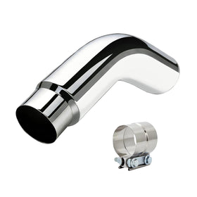 JXZHONG LIANG front view showing elbow shape and larger 6-inch outlet benefit