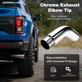 JXZHONG LIANG angled profile highlighting elbow curvature for directional exhaust benefit