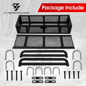 JY PERFORMANCE basket loaded for camping showing organized hauling benefit