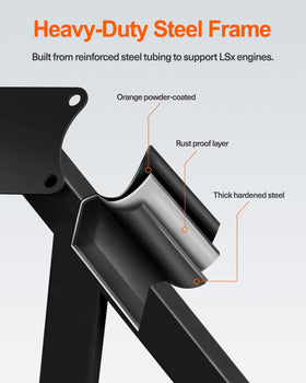 JY PERFORMANCE cradle next to garage tools to show real-world size and scale