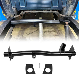 JY PERFORMANCE crossmember front view showing fit and solid construction benefit strength