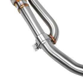 JY PERFORMANCE installed undercarriage view demonstrating direct-fit replacement benefit