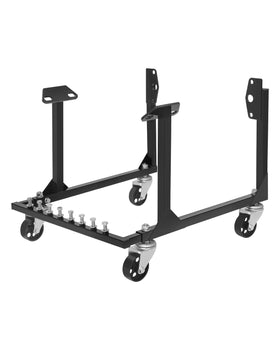JY PERFORMANCE front view of cradle stand showing stable base and benefit of sturdy support