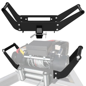 JY PERFORMANCE front view of mount plate showing bolt pattern and strength benefit
