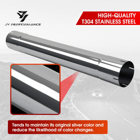 JY PERFORMANCE full-length side profile demonstrating 30" straight tube length
