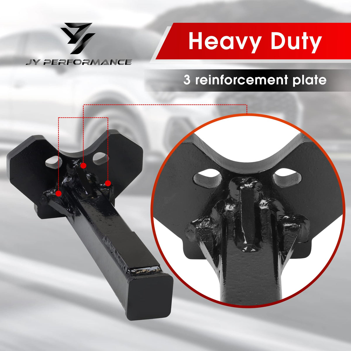 JY PERFORMANCE in-use on truck hub showing safe, centered extraction benefit