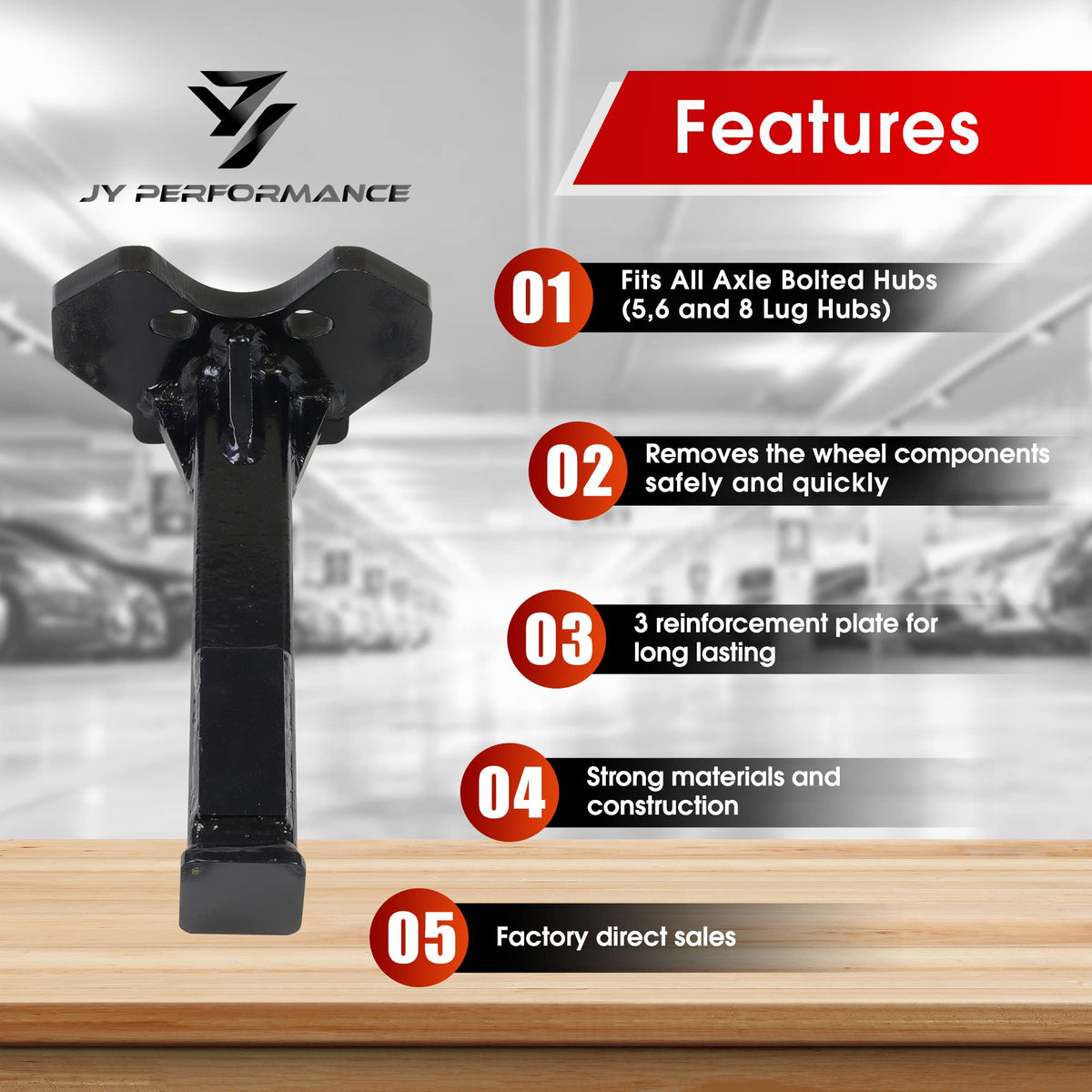 JY PERFORMANCE reinforcement plates detail offering extra stability during pulls
