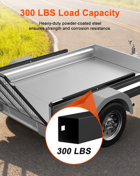 JY PERFORMANCE in-use with lawn equipment on ramp showing effortless lifting and safer loading benefit