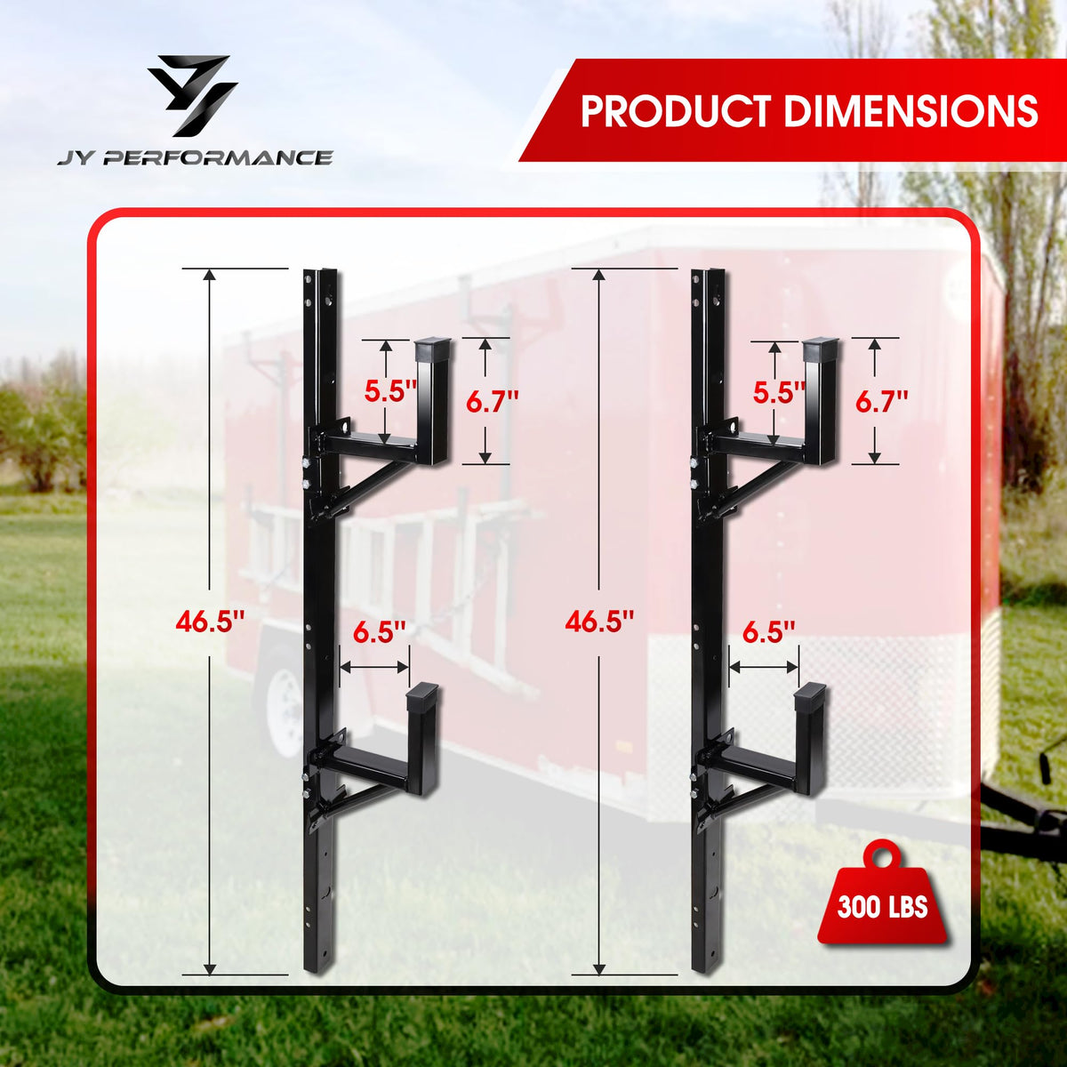 JY PERFORMANCE included towers, brackets, bungees, and hardware for quick install
