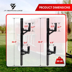 JY PERFORMANCE included towers, brackets, bungees, and hardware for quick install